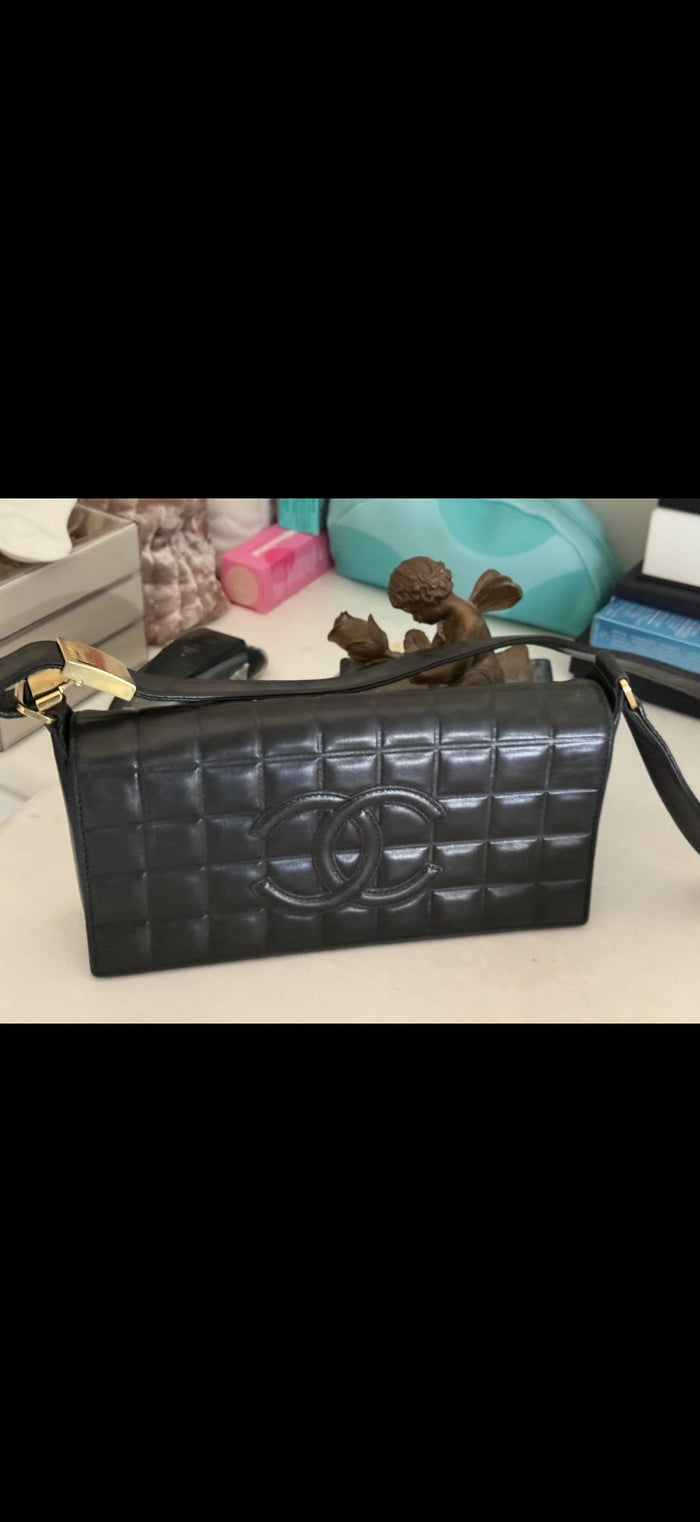 Sac Chanel chocolaté barr