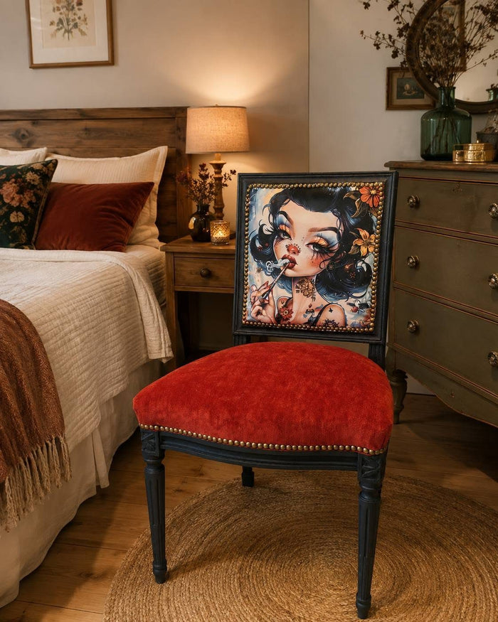 Chaise relookée