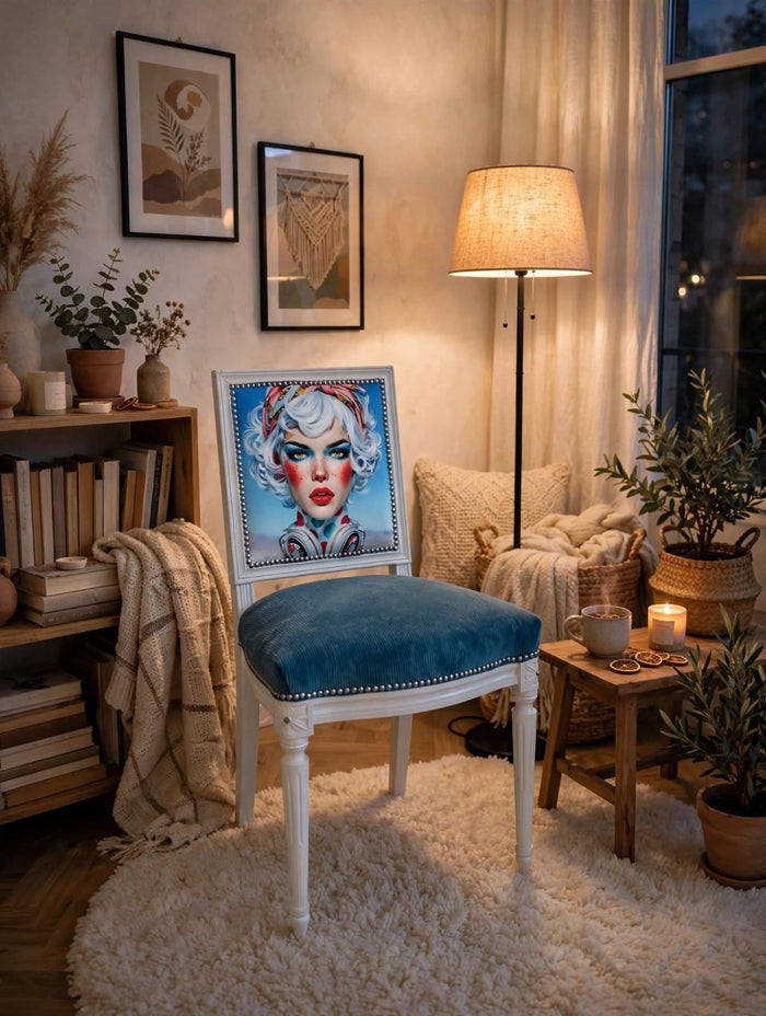 Chaise relookée