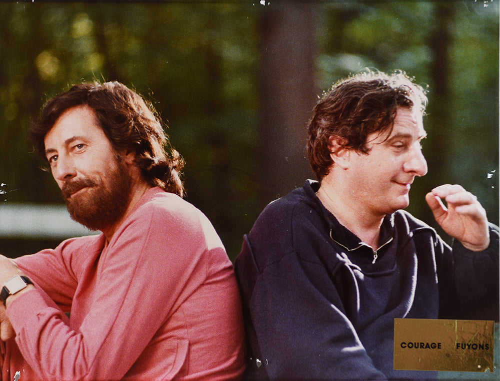 6 photos originales film " Courage fuyons" 1979 couleur 30 x 40 cm papier Kodak.