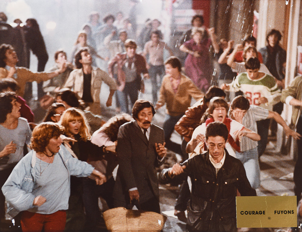 6 photos originales film " Courage fuyons" 1979 couleur 30 x 40 cm papier Kodak.