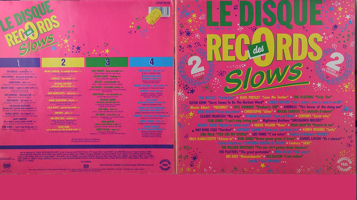 Le disque des Records slows 2 disque 33 tours