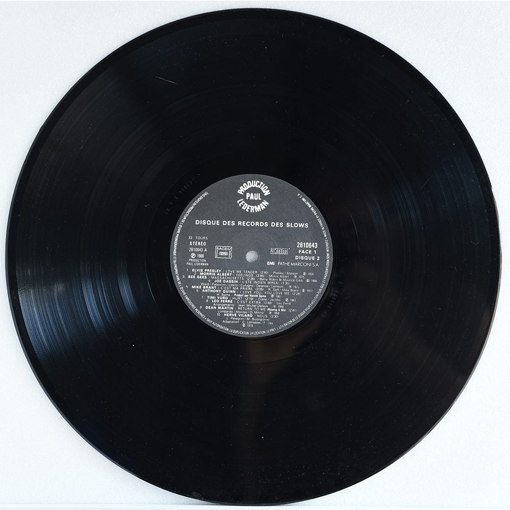 Le disque des Records slows 2 disque 33 tours