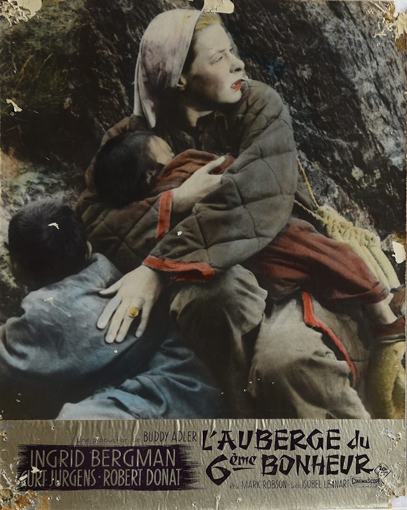 5 affiches anciennes cinéma sur carton 29 cm 23 cm de 1954 à 1969