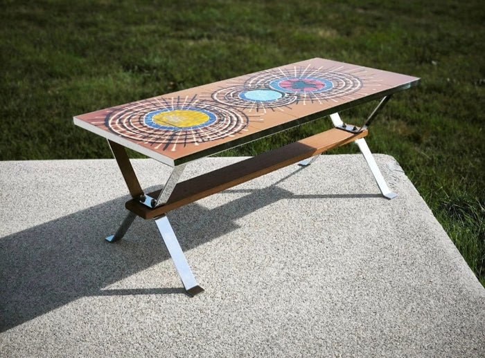 Table basse vintage céramique Belarti