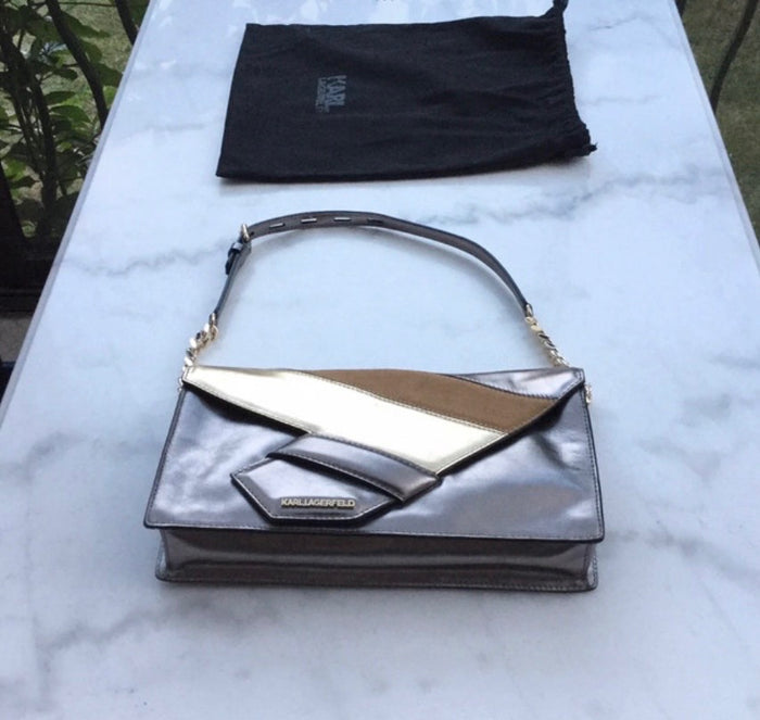 Sac pochette argenté/doré
