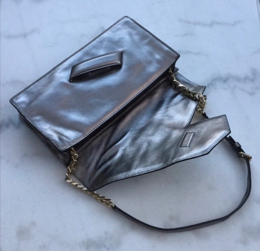 Sac pochette argenté/doré
