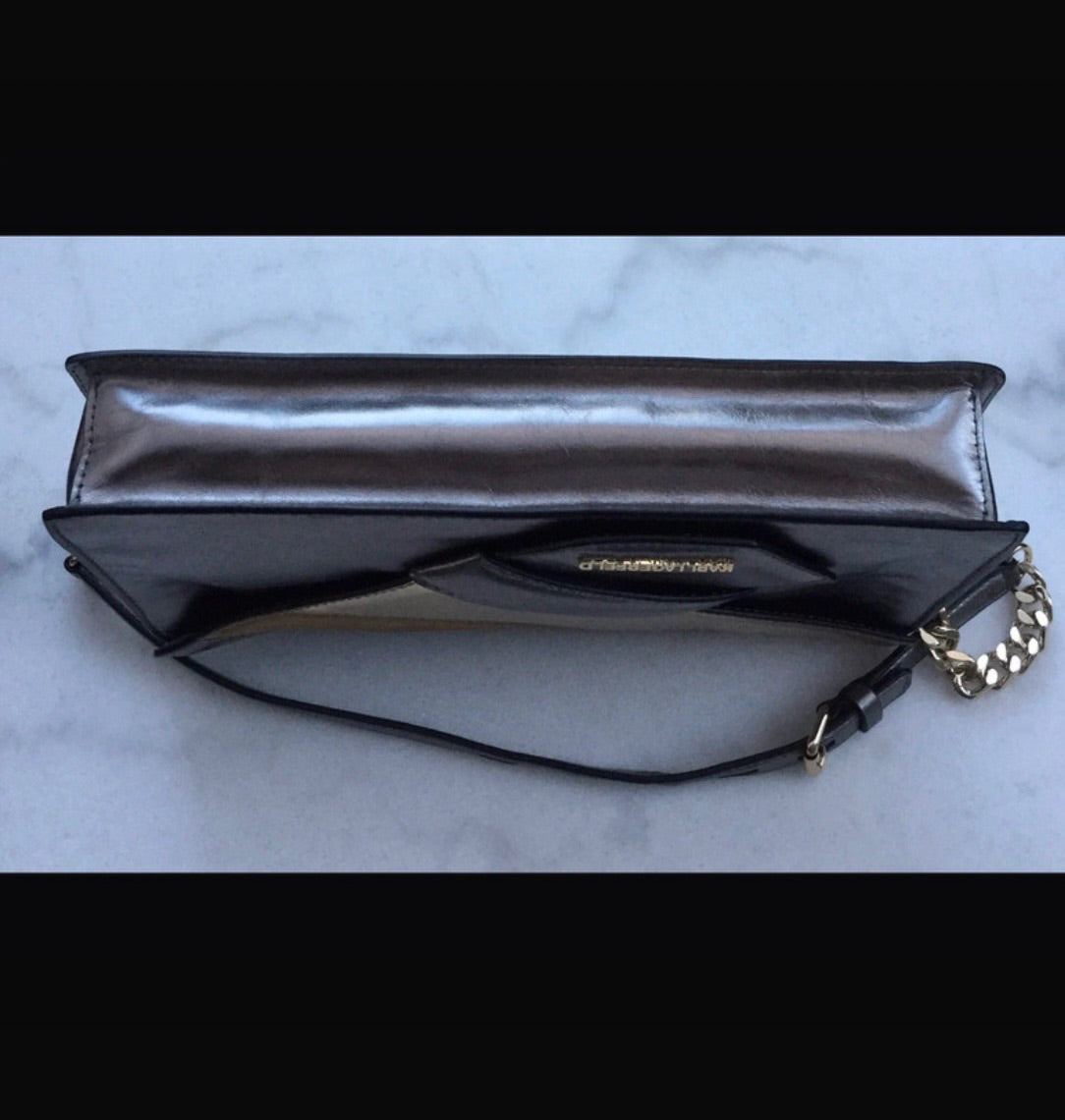 Sac pochette argenté/doré