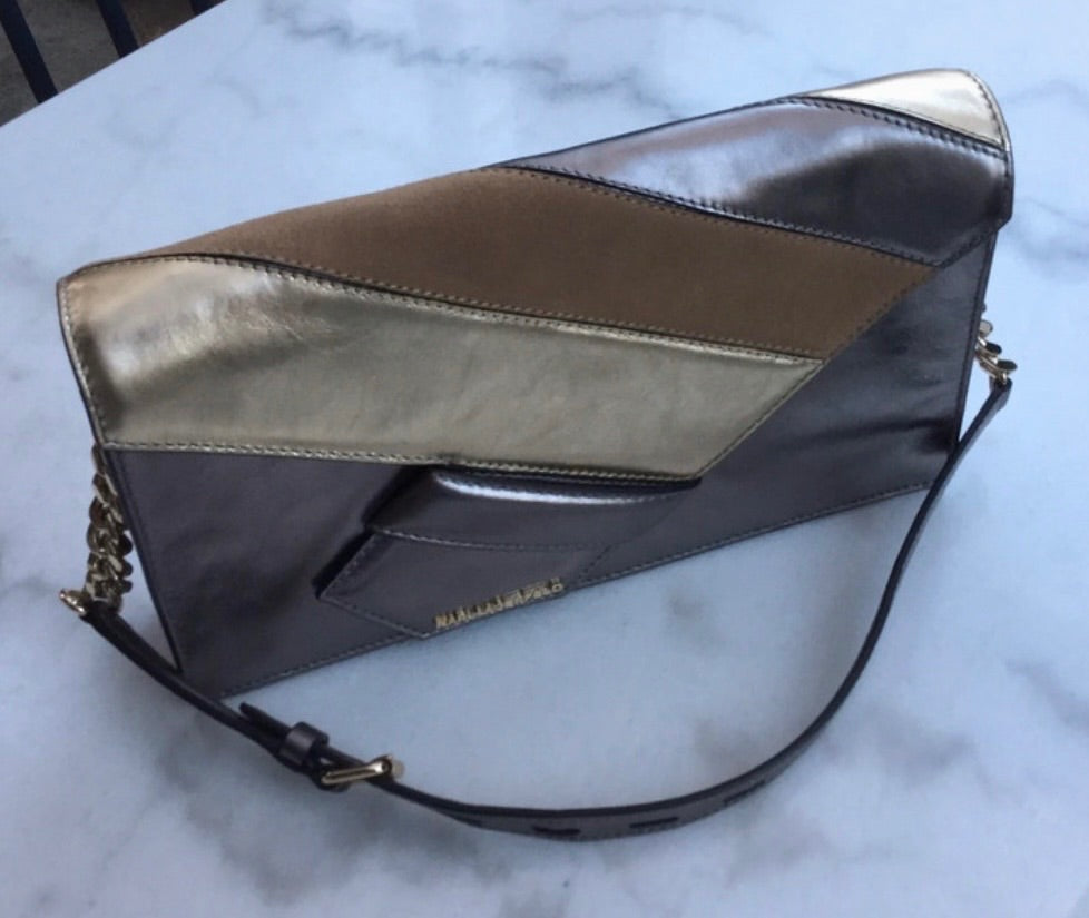 Sac pochette argenté/doré