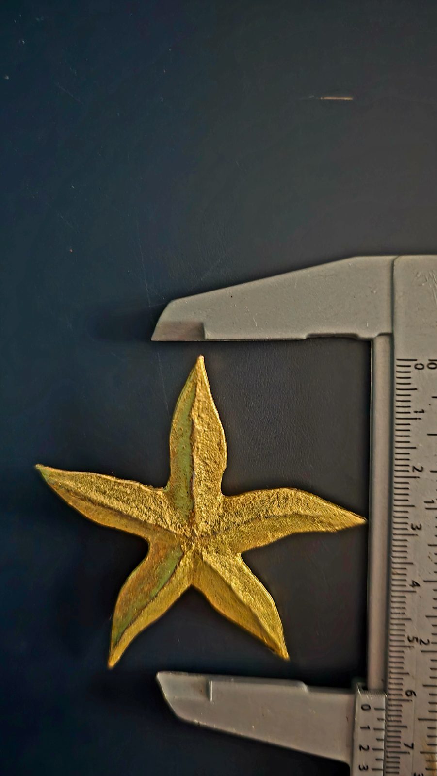 Broches étoiles dorées Carole de Genés