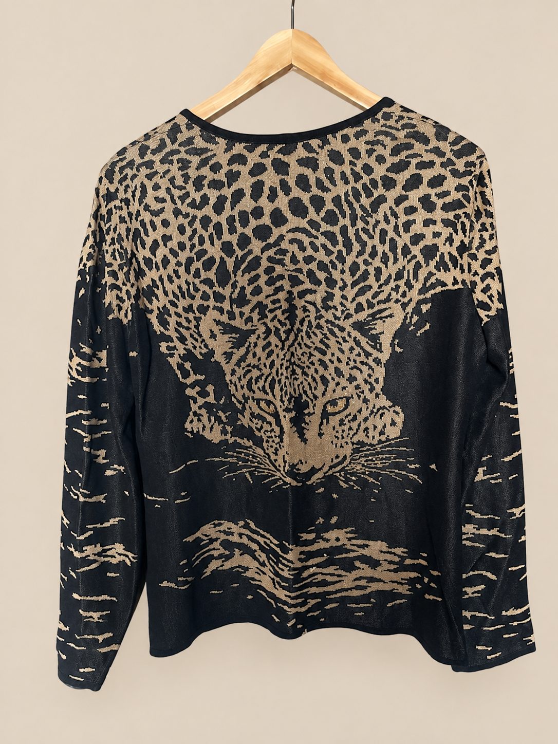 robe en maille jacquard sans manche  avec cardigan assorti manches longues