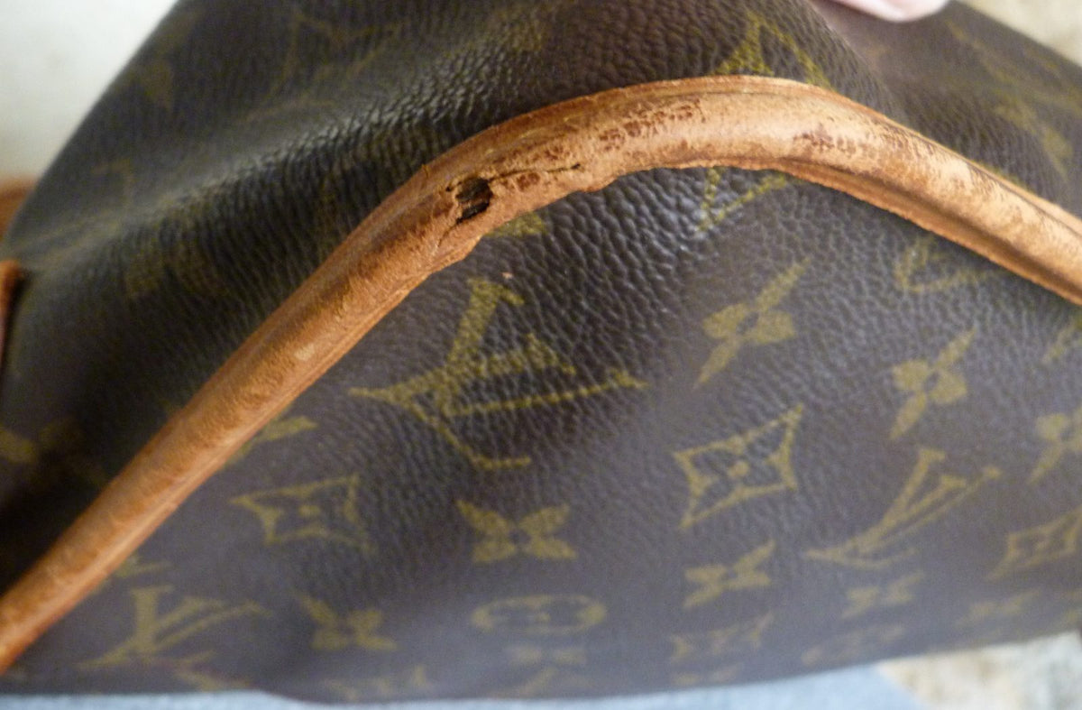 Sac bandoulière Louis Vuitton gibecière pm monogram vintage (1992)