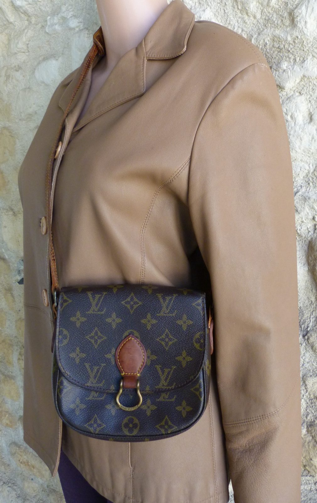 Mini sac Louis Vuitton Saint Cloud PM vintage (1989)