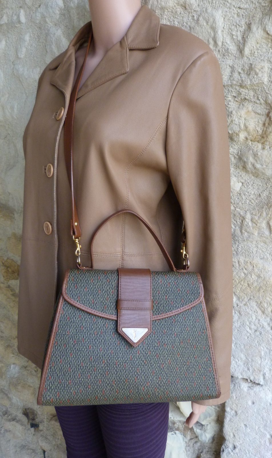 sac à main vintage Yves Saint Laurent années 1980 édition exclusive rémy Martin