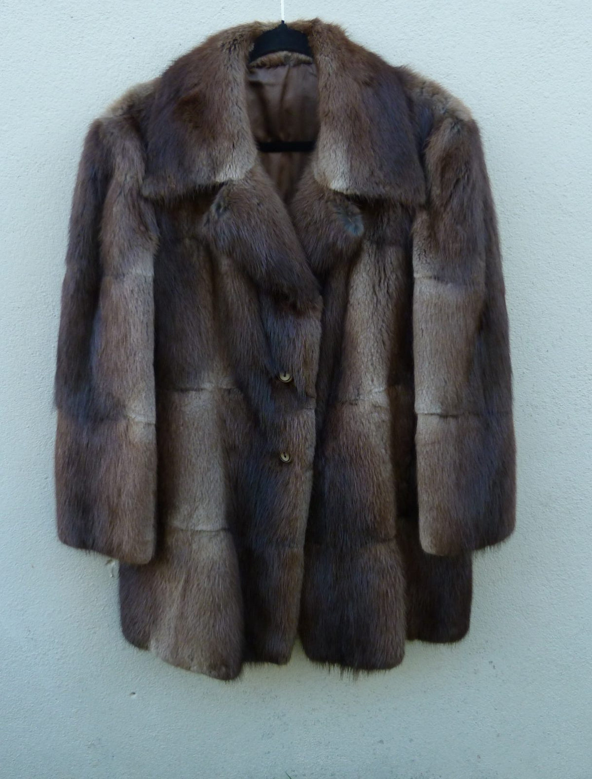 manteau fourrure vintage 70/80 renard 42/XL