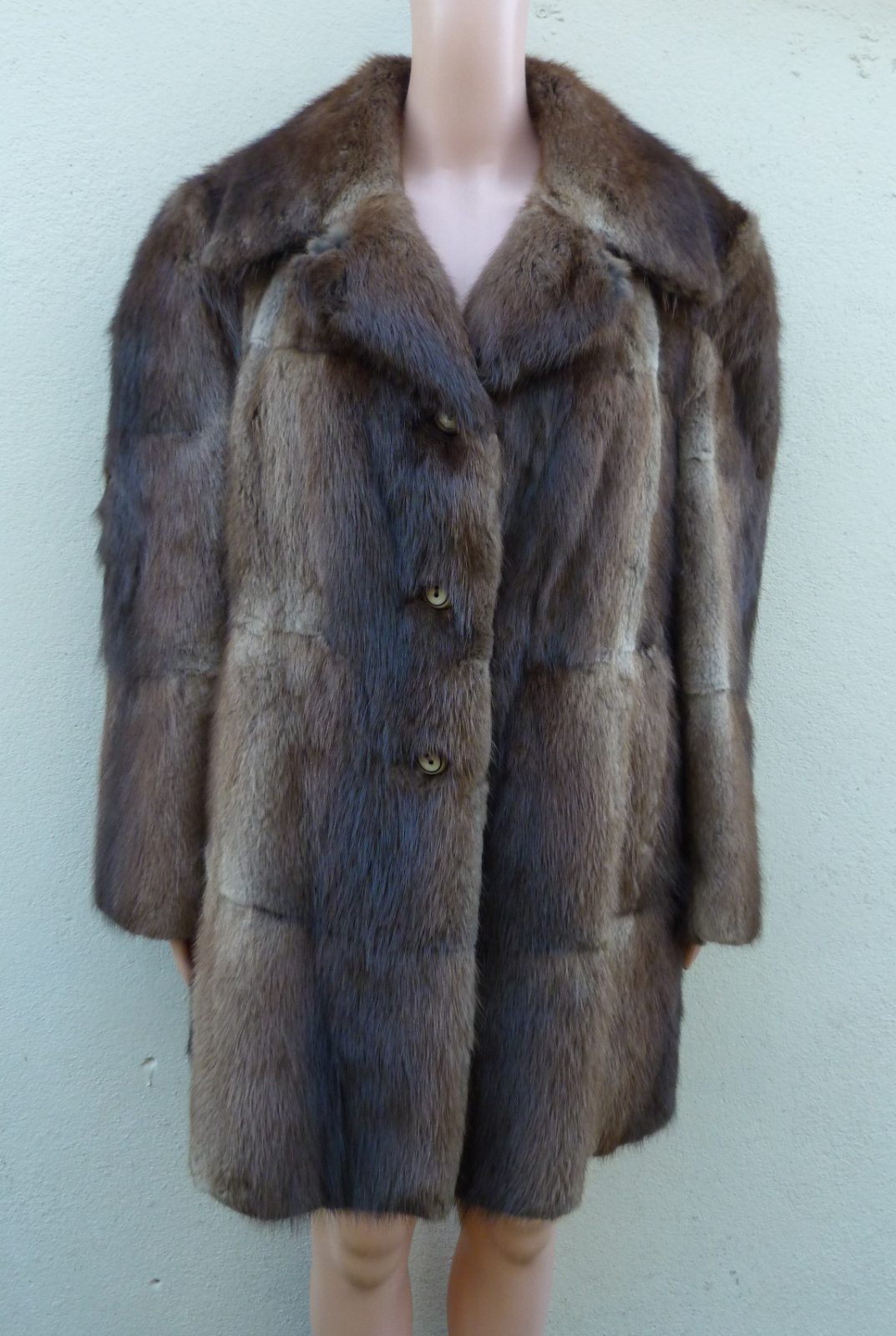 manteau fourrure vintage 70/80 renard 42/XL