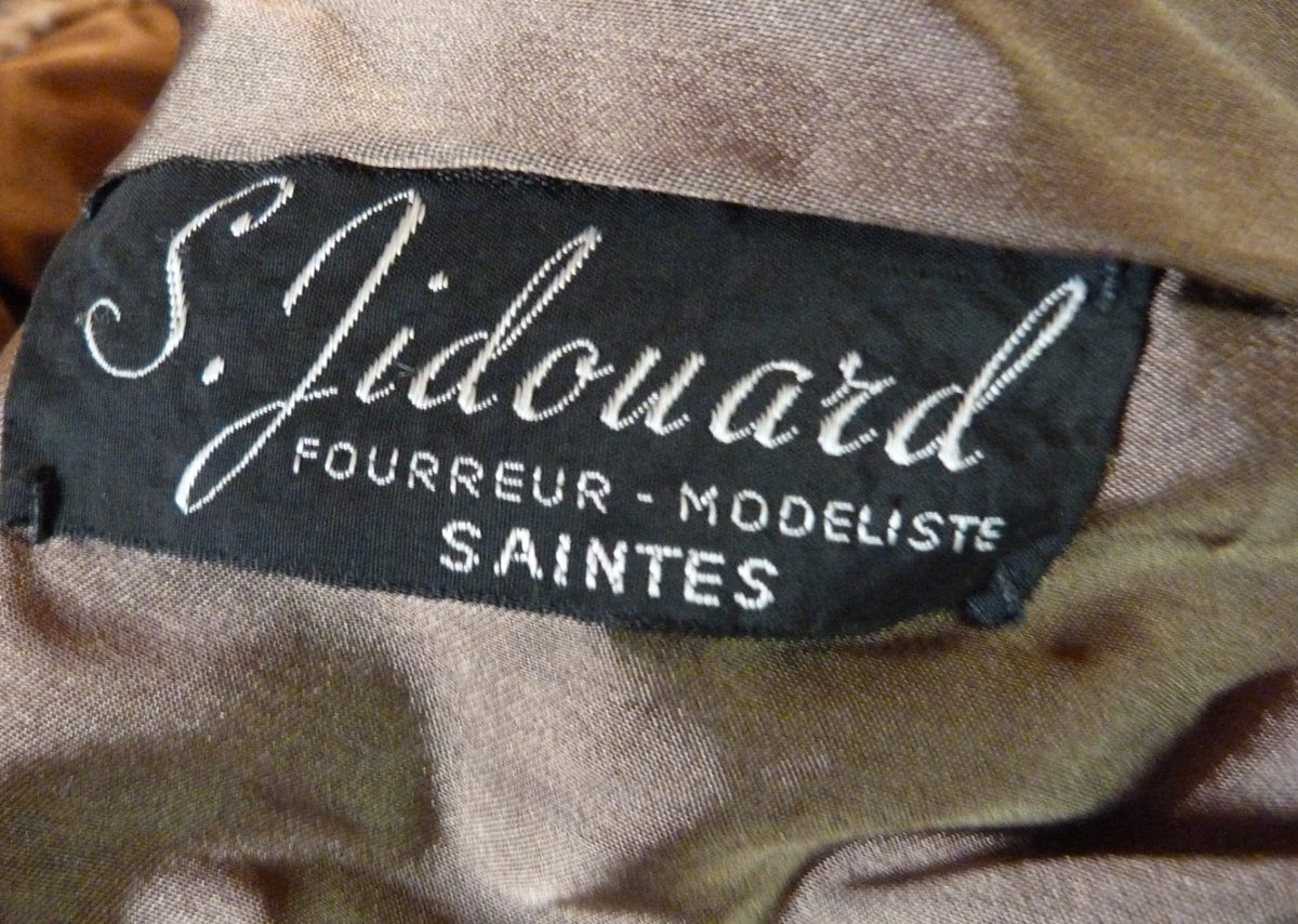 manteau fourrure vintage 70/80 renard 42/XL