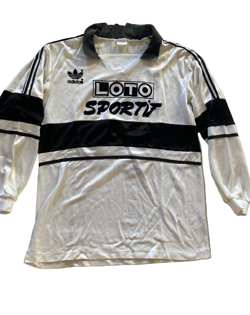 Maillot foot Adidas COUPE de FRANCE SCO d’ANGERS (porté N.13 LAGRANGE) 1989-90