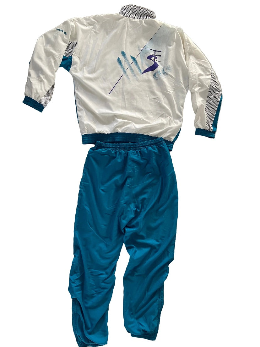 Ensemble Survêtement complet  ADIDAS Stefan EDBERG - Année 90 - COLLECTOR