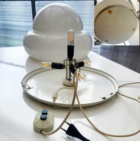 Lampe space age XXL de Luigi Massoni pour Harvey Guzzini