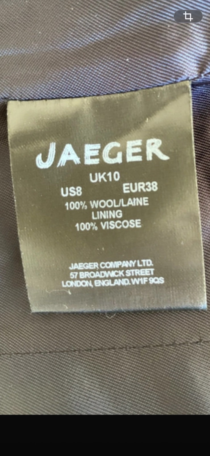 Robe droite Jaeger