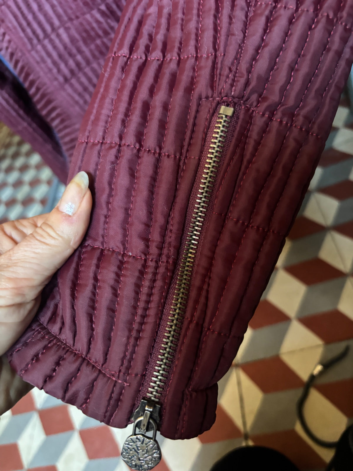 Veste doudoune et jean