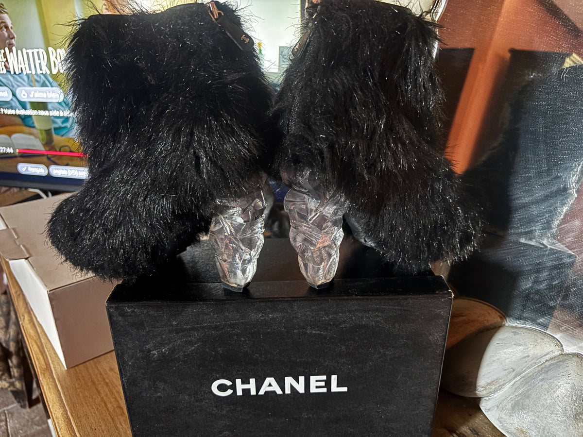 boots  Fourrure Chanel