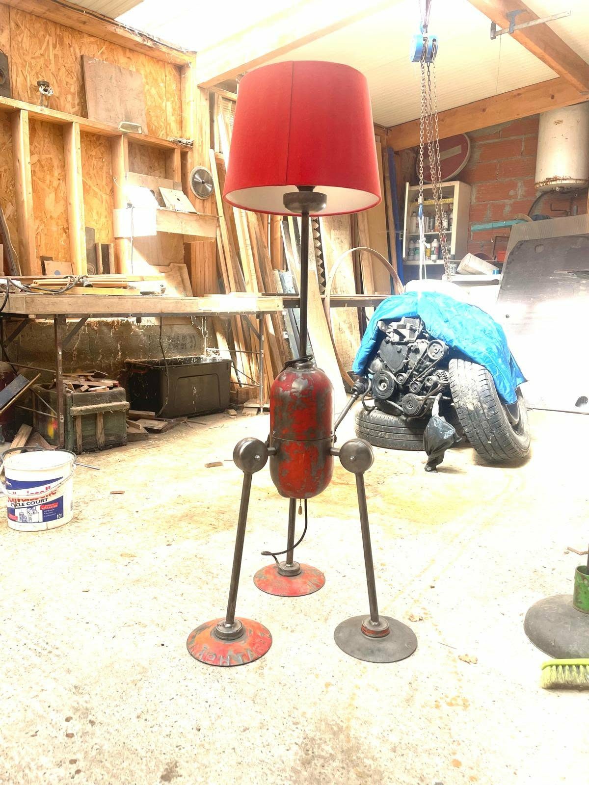 Lampe 3 Pieds fait main