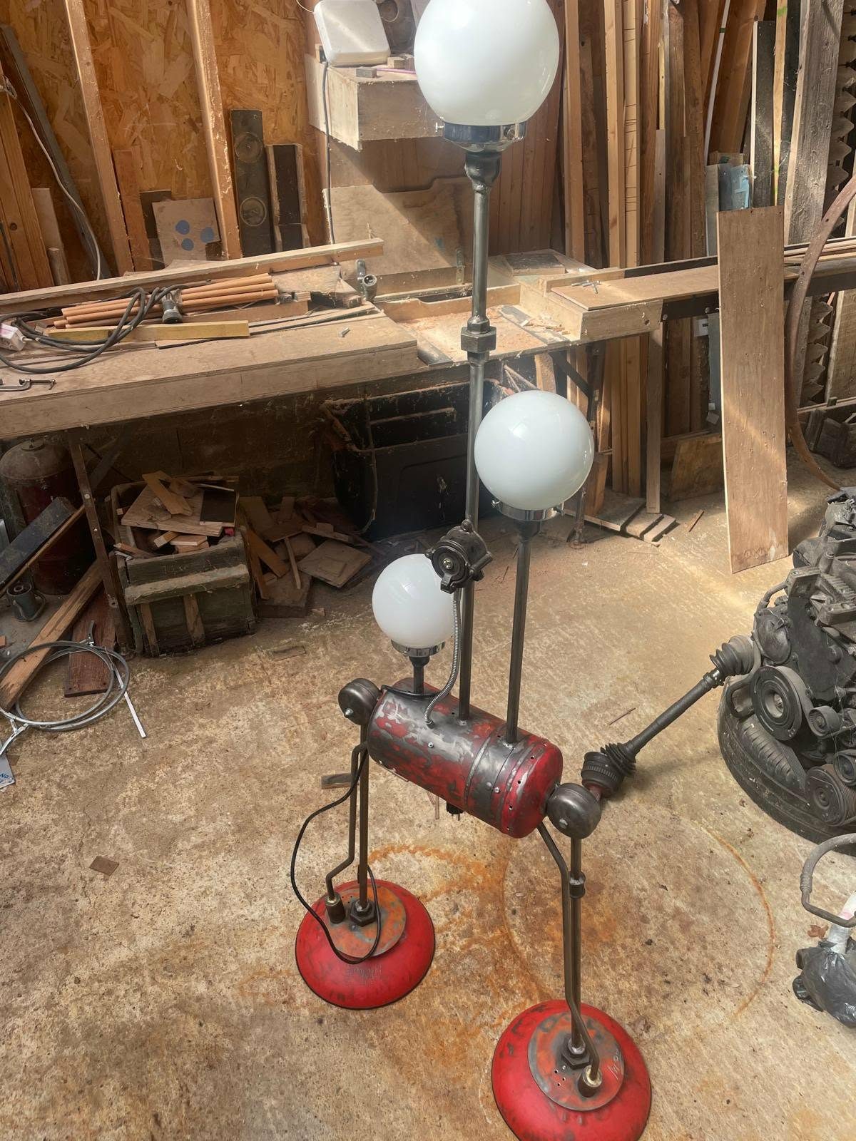 Lampe 3 têtes