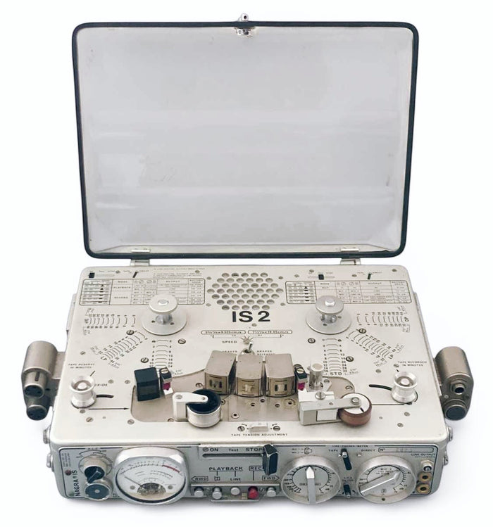 Magnétophone Nagra IS-LT vintage – Pour collectionneur – Avec étui cuir