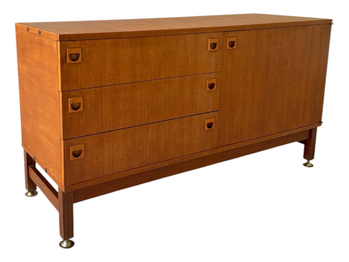 Enfilade / Meuble TV vintage « Multi TV 67 » par André Monpoix - Teck - France,