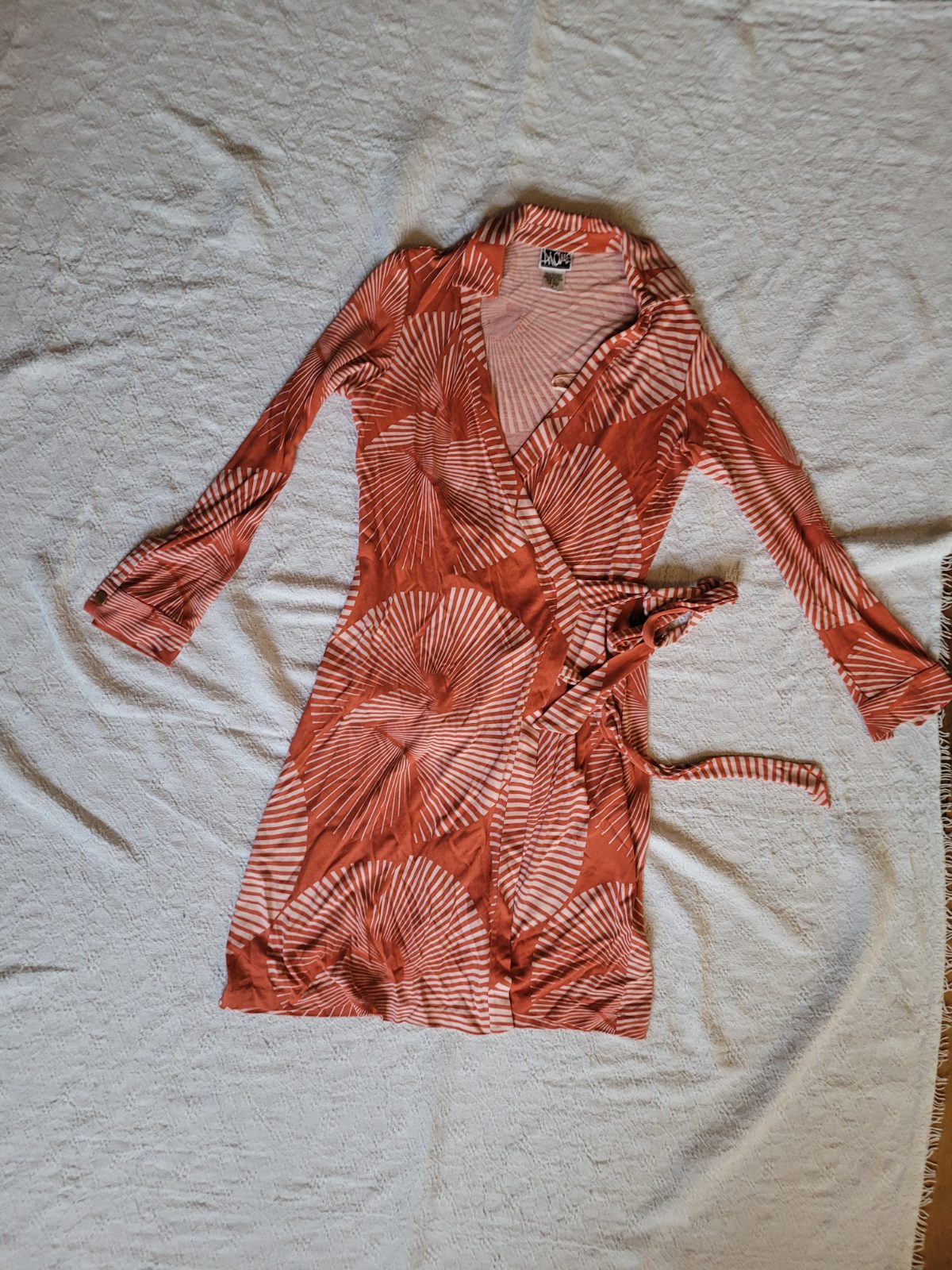 Robe portefeuille en soie