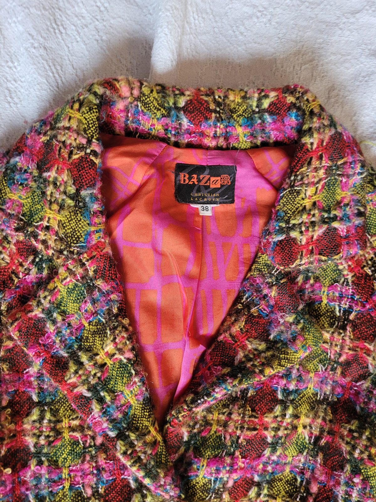 Manteau en laine Christian Lacroix T38