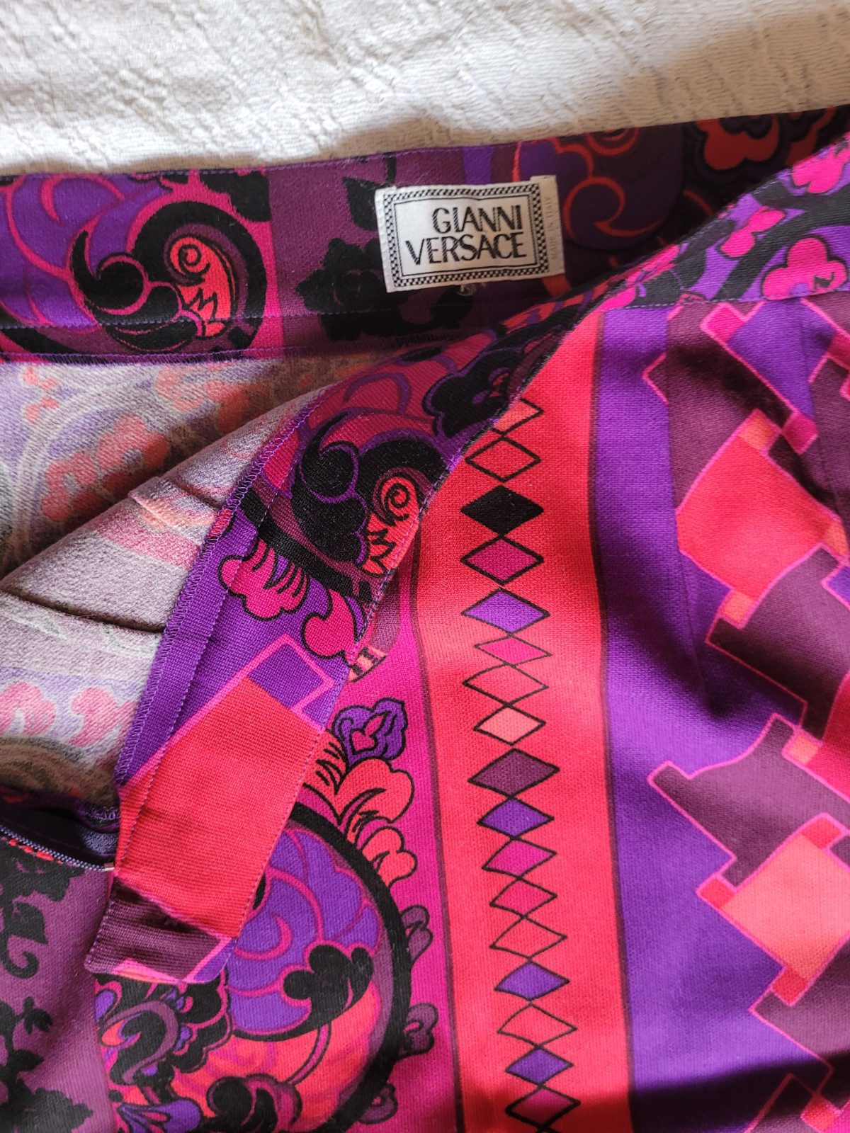Jupe en laine Gianni Versace