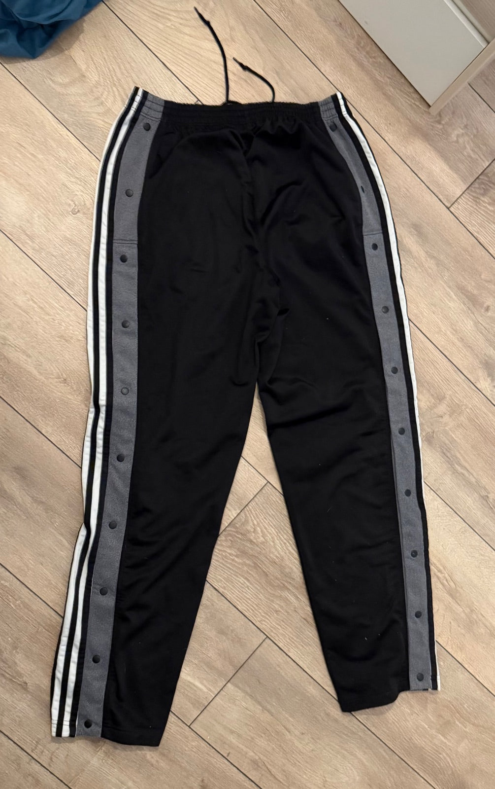 Ensemble Adidas vintage années 90 / 2000 – veste + pantalon à pressions – noir g