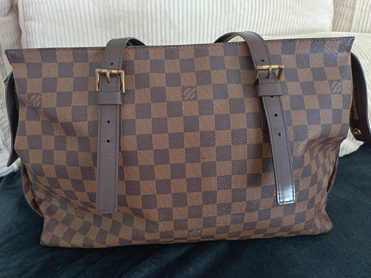 Sac cabas Louis Vuitton – Modèle Chelsea Damier Ébène (Certificat inclus)