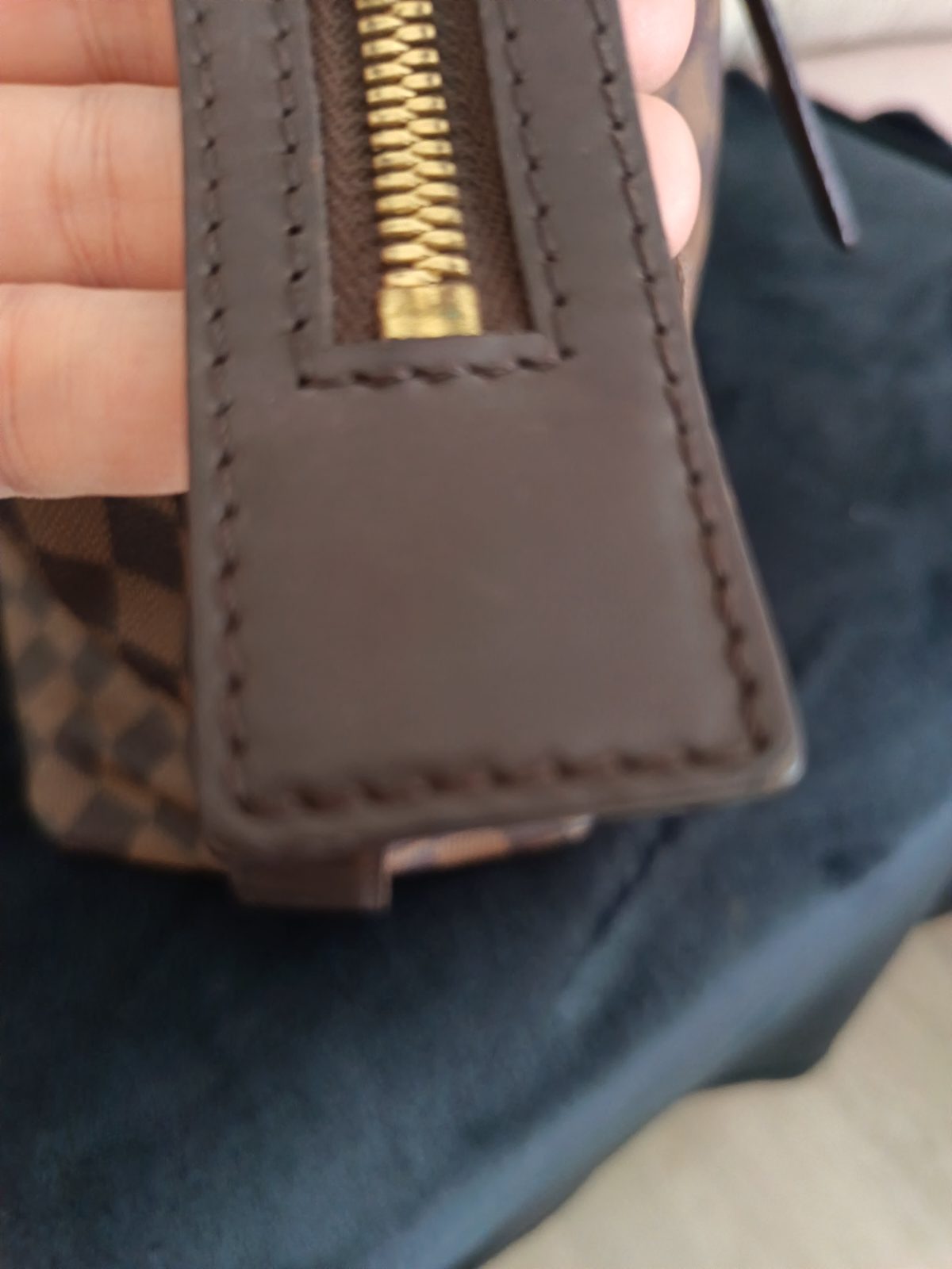 Sac cabas Louis Vuitton – Modèle Chelsea Damier Ébène (Certificat inclus)