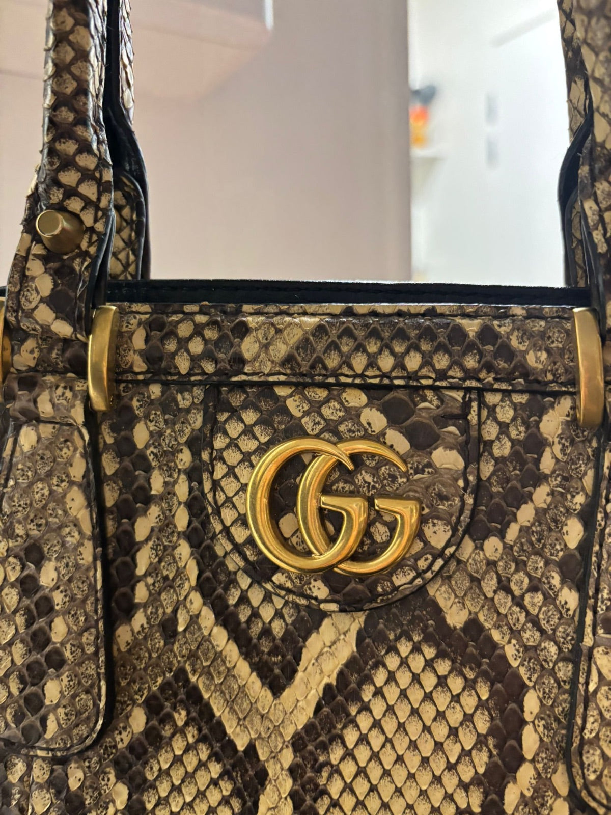 SAC GUCCI CUIR DE PYTHON