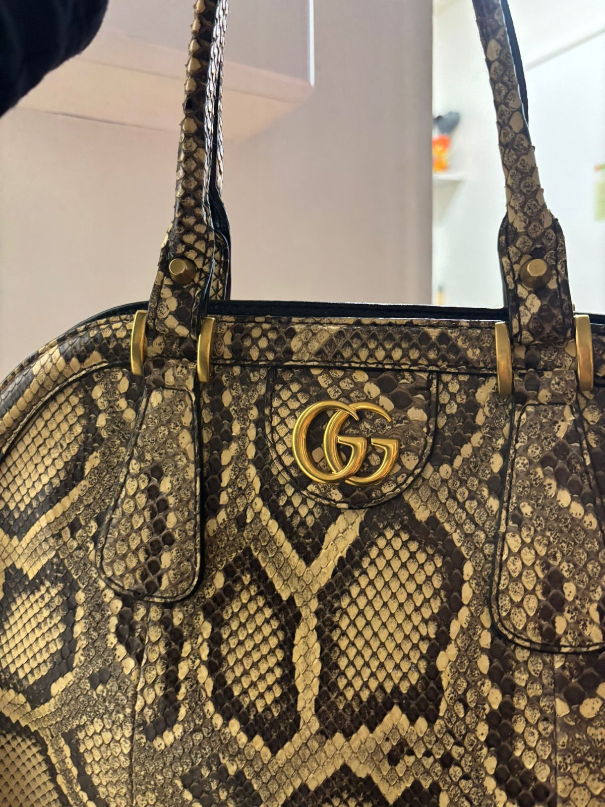 SAC GUCCI CUIR DE PYTHON