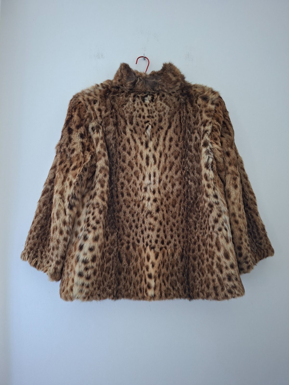 Manteau en fourrure léopard 70's