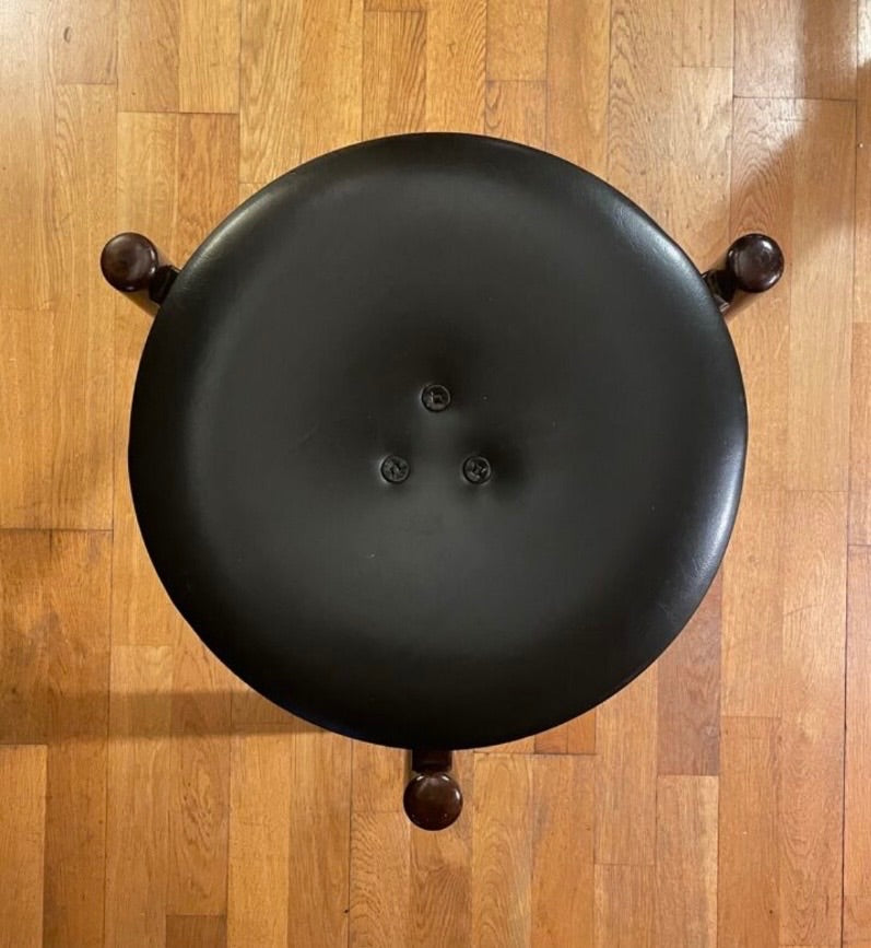 Tabouret design Östen Kristiansson pour Luxus Vittsjö Suède 1955