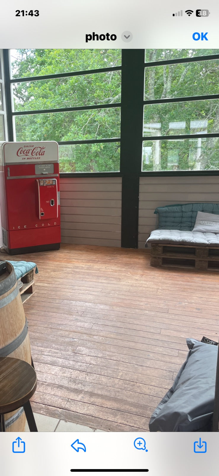 Frigidaire coca cola année 59 alimentation américaine mais en état de marche
