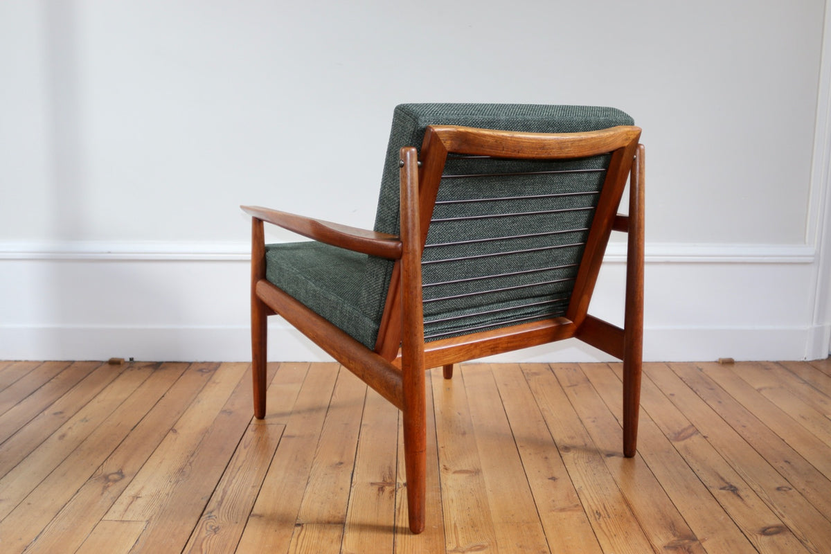 Fauteuil scandinave vintage teck Arne Vodder 1960