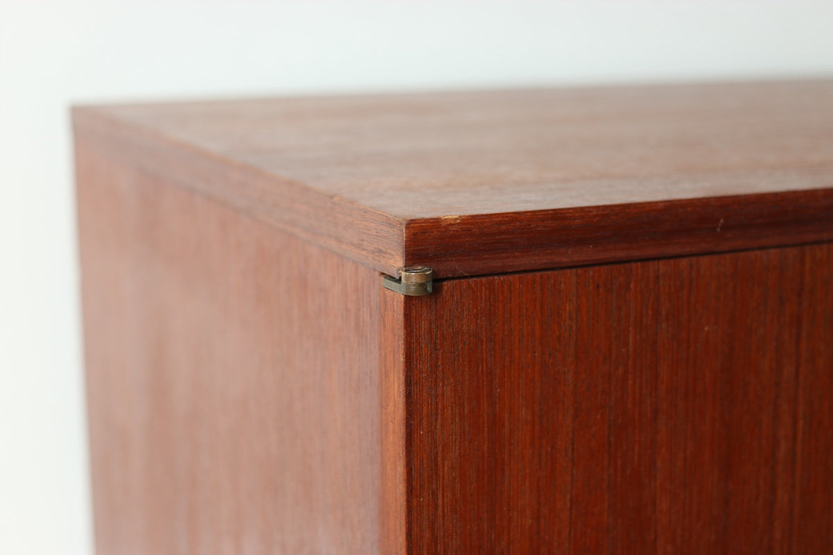 Petite enfilade moderniste teck Paul Geoffroy, 1960