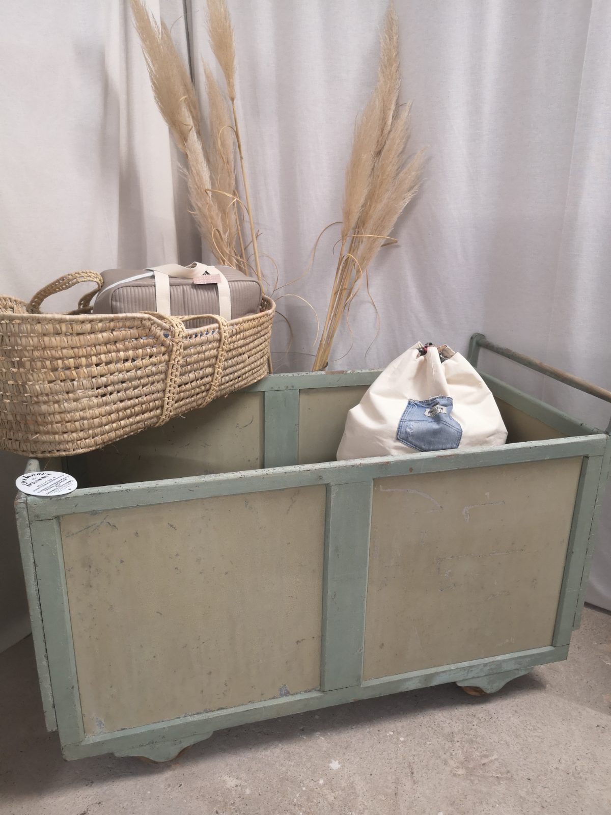 1950s vintage baby cot
