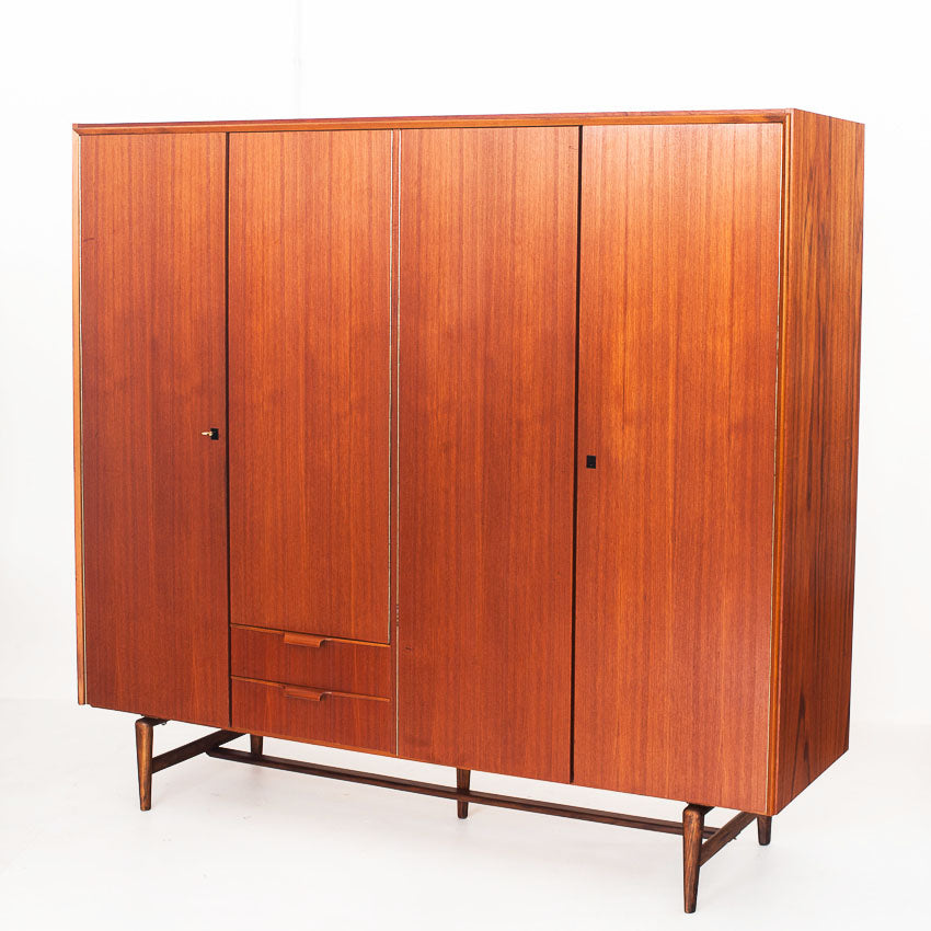 Armoire vintage de style scandinave/Mid Century en bois de teck France, 60s