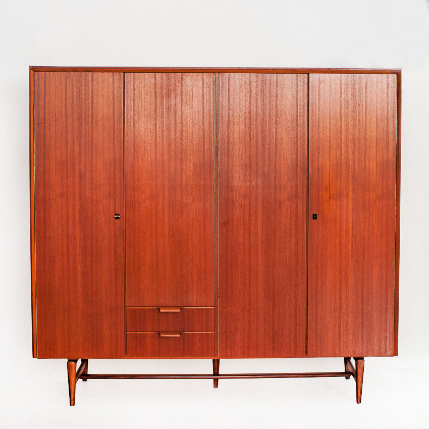 Armoire vintage de style scandinave/Mid Century en bois de teck France, 60s