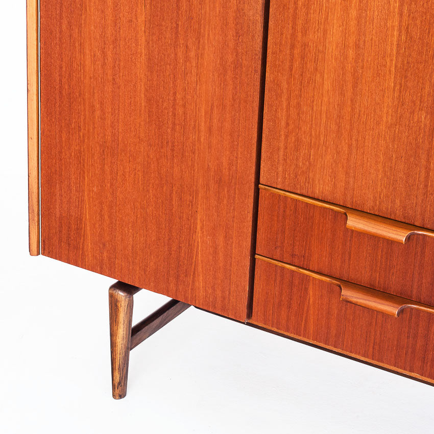 Armoire vintage de style scandinave/Mid Century en bois de teck France, 60s