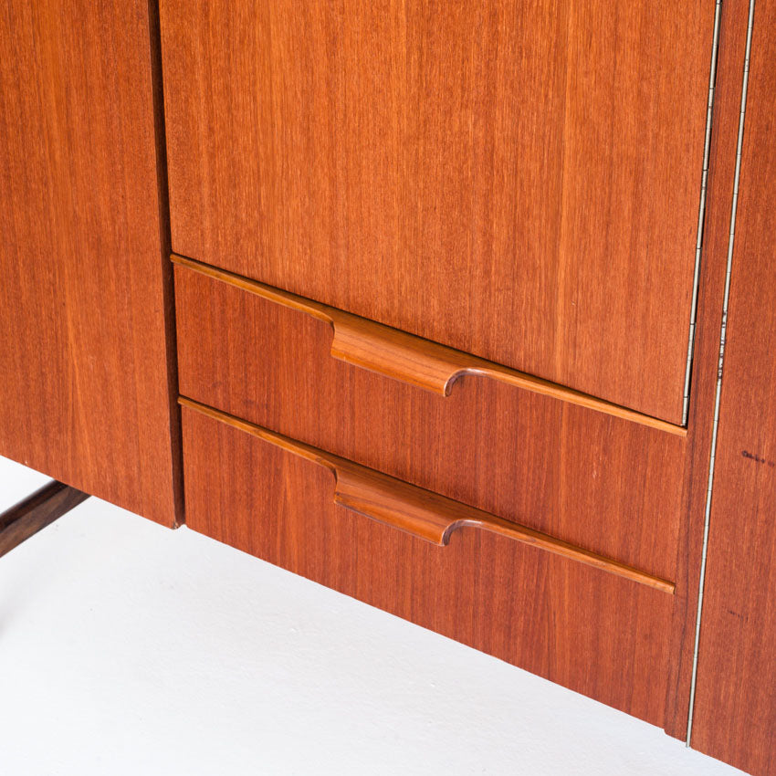 Armoire vintage de style scandinave/Mid Century en bois de teck France, 60s