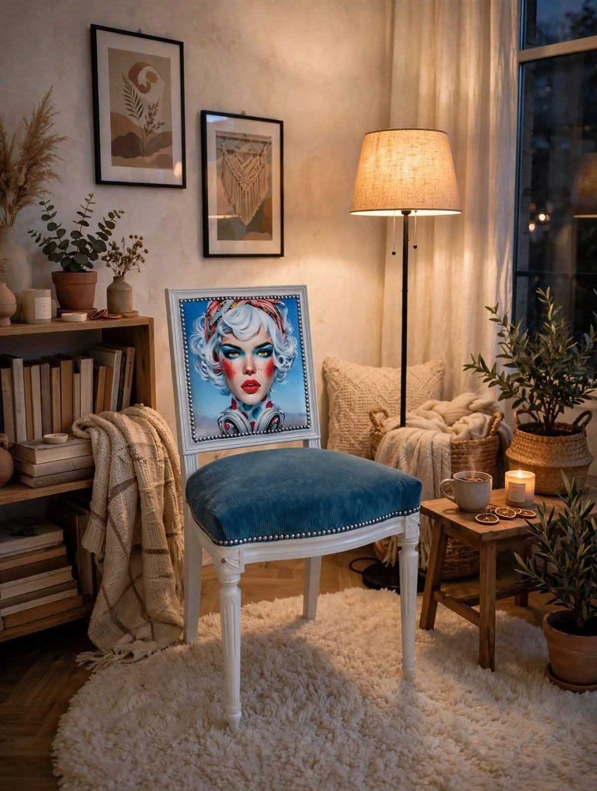 Chaise relookée